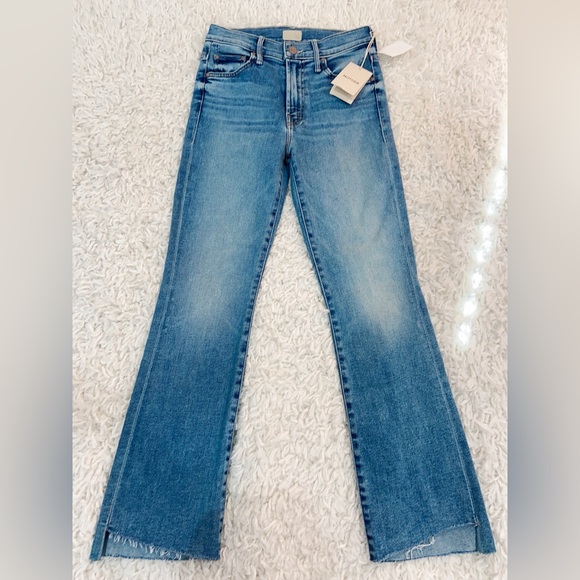 NWT Mother The Insider Crop Step Fray Jeans - Picture 6 of 11
